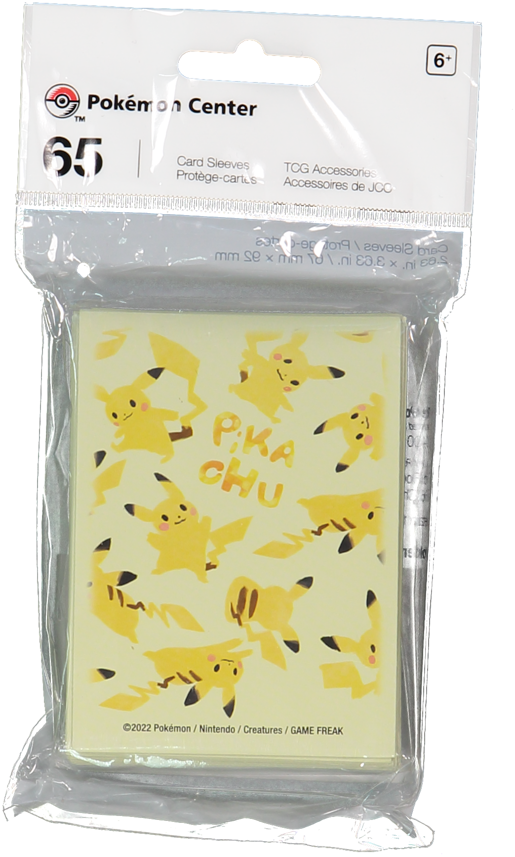 Pokemon Center Sleeves Pikachu Yellow - Lootaku
