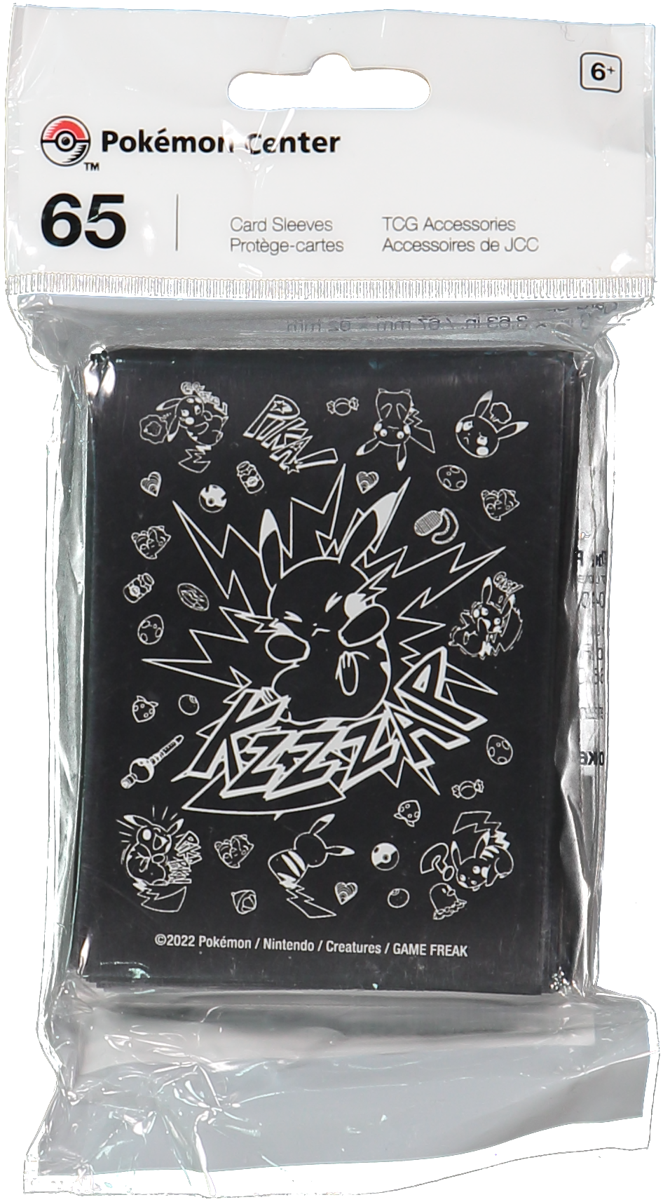 Pokémon Center Sleeves Pikachu Black - Lootaku