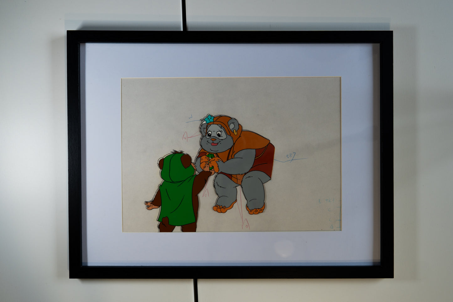 StarWars Original Animation Cel - Ewoks (TV Series 1985/1986) - Lootaku