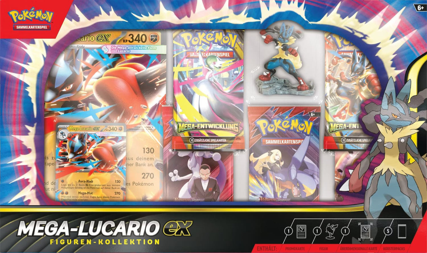 Pokémon Mega Lucario Ex Figur Kollektion Deutsch - Lootaku