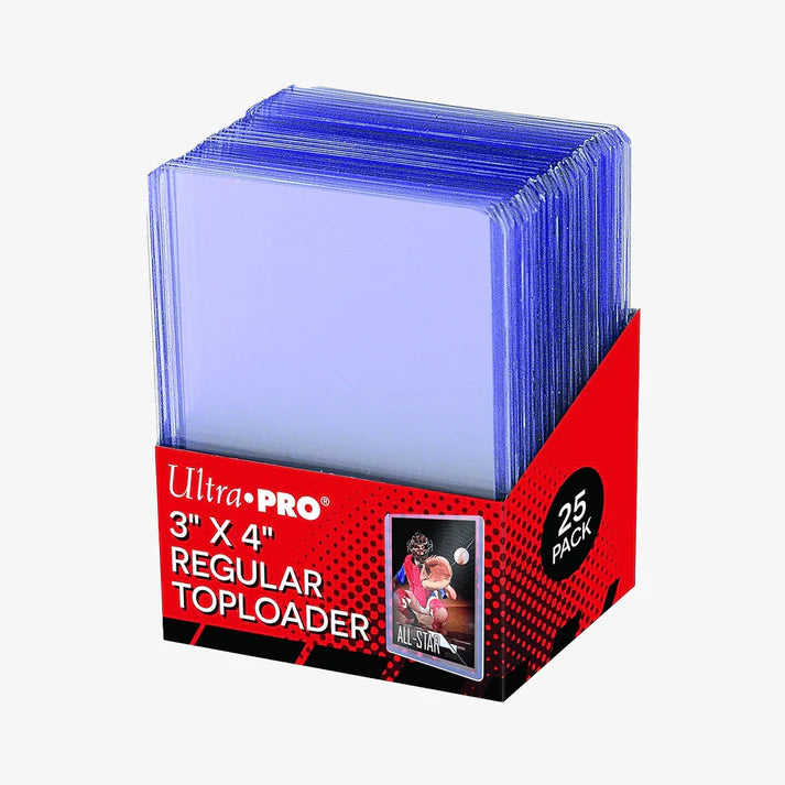 Ultra Pro Clear Regular Toploaders (25 Piece) for Traiding Cards - Lootaku