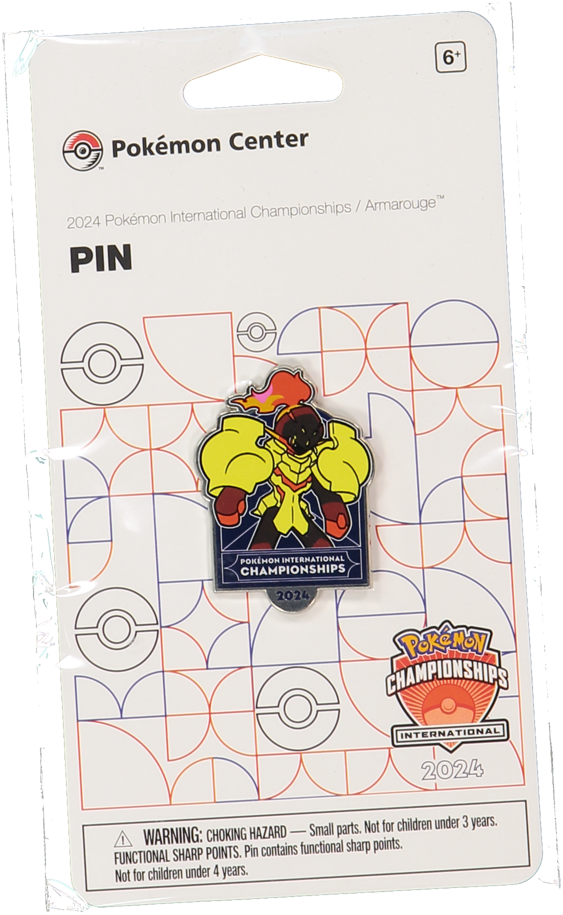Armarouge Pin from the Pokémon European Championships 2024 - Lootaku