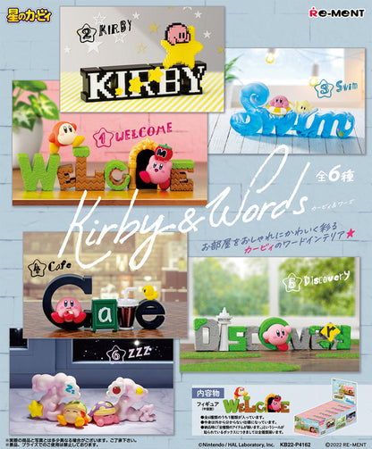 Re-Ment Kirby & Words – Display mit 6 Blindboxen - Lootaku
