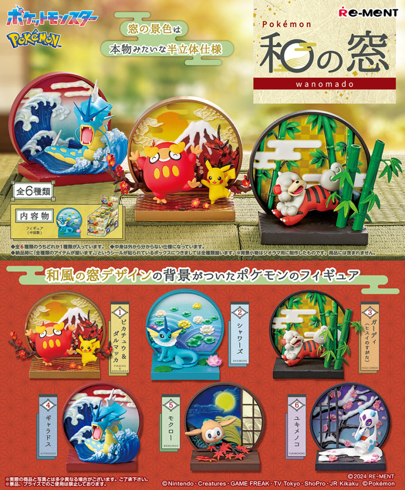 Re-Ment Pokémon Japanese Window – 1x BlindBox - Lootaku