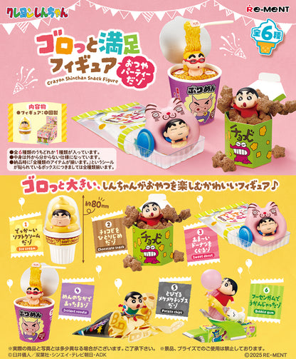Re-Ment – Crayon Shin-chan Snack Figure (1× Blindbox) - Lootaku