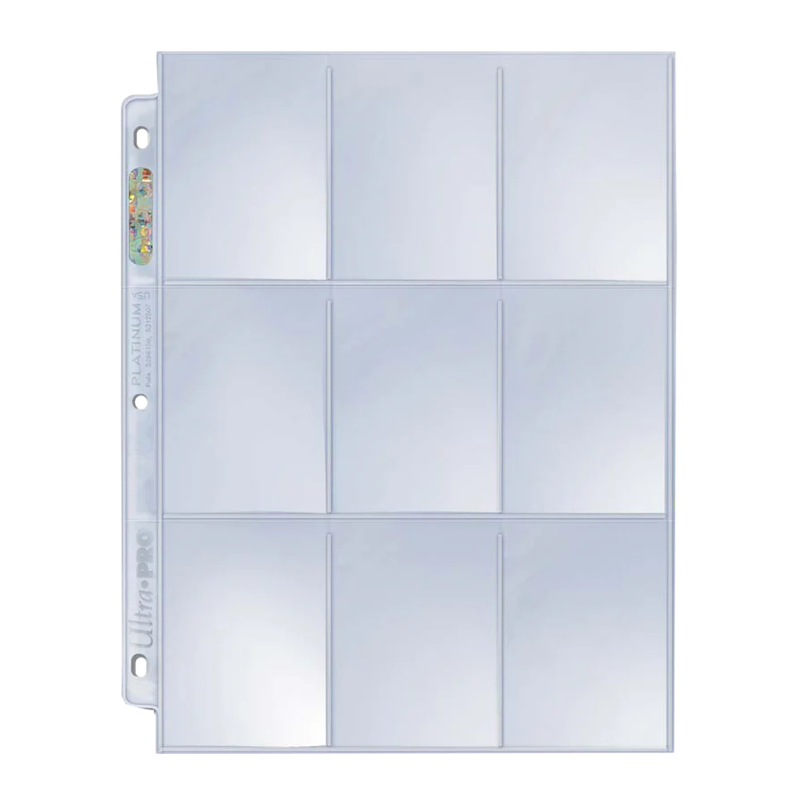 Ultra Pro Platinum Series Pocket one page 3 x 3 - Lootaku