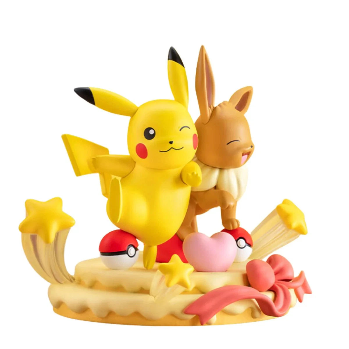 Funism Pokémon Prime Figure Evoli &amp; Pikachu Party – Sammlerfigur - Lootaku