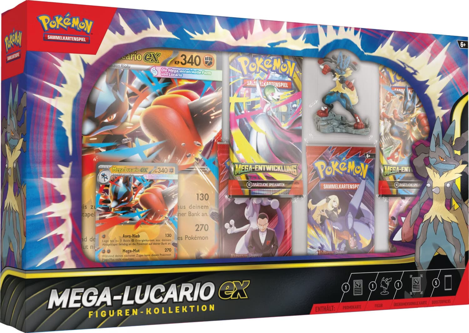 Pokémon Mega Lucario Ex Figur Kollektion Deutsch - Lootaku
