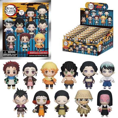 Demon Slayer – 3D Foam Bag Clip Serie 3 | Blind Bag Anhänger (Kimetsu no Yaiba) - Lootaku