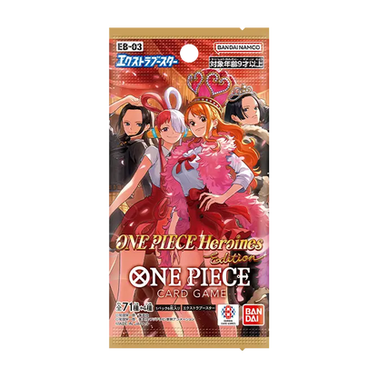 One Piece EB-03 Heroine Edition Display (JP) – 24 Extra Booster | Exklusive Heroine Artworks & Japanische TCG-Cards - Lootaku