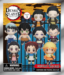 Demon Slayer – 3D Foam Bag Clip Serie 3 | Blind Bag Anhänger (Kimetsu no Yaiba) - Lootaku