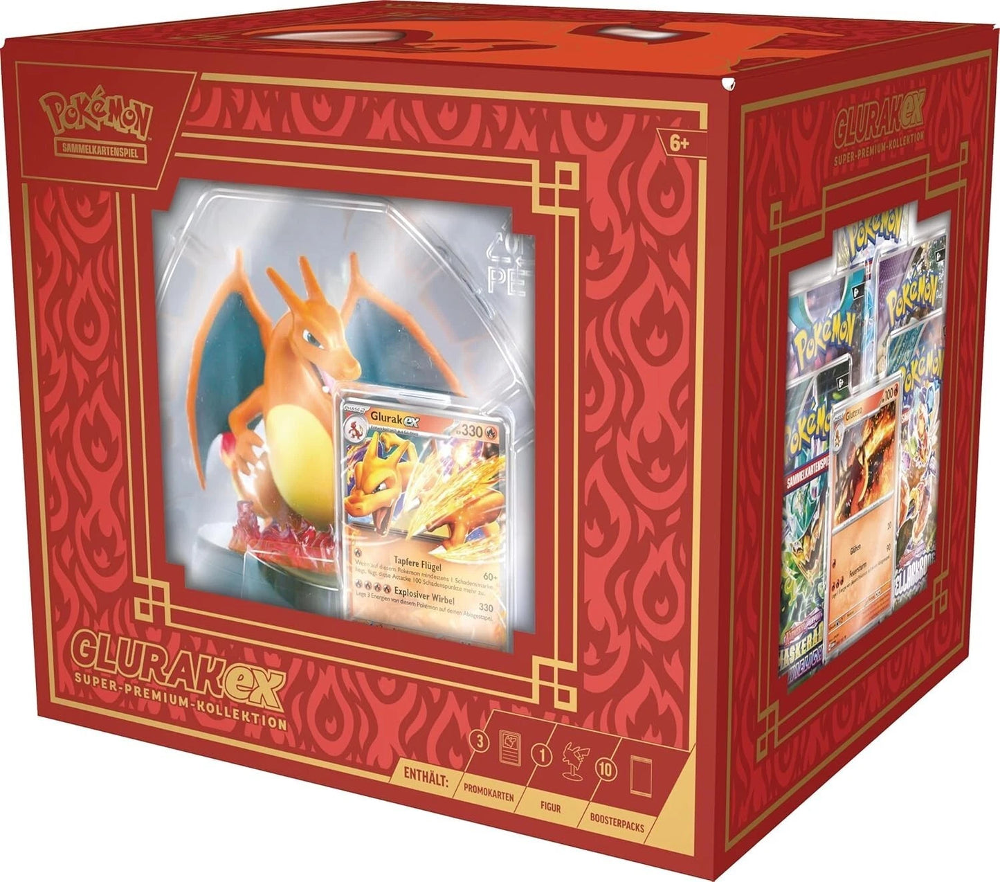 Pokémon Glurak ex Super-Premium Kollektion – Deutsch | NEU & OVP - Lootaku