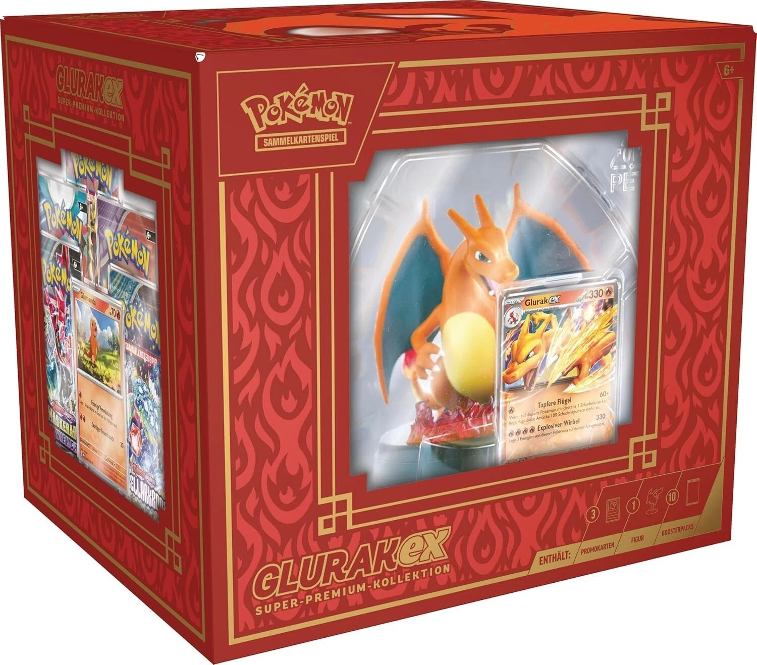 Pokémon Glurak ex Super-Premium Kollektion – Deutsch | NEU & OVP - Lootaku