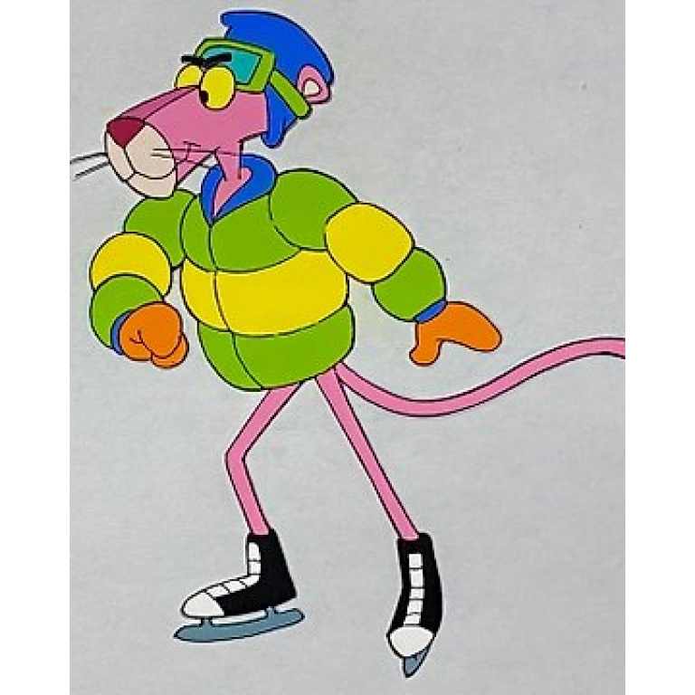 Animation cel rosa Panther